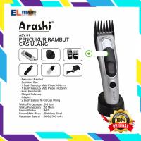 elmart Alat Pencukur Rambut Rechargeable Shaver ARASHI ASV01 portable ASV 01