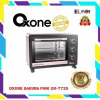 Elmart Oven Listrik OXONE 25 LIter OX 7725 Sakura Pink 25L Eco 550 Watt