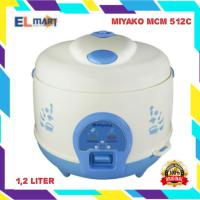 ELMART MIYAKO Magic Com Rice Cooker 3in1 1,2L MCM 512C - 512 C - MCM512C + tongolan 1,2 Liter