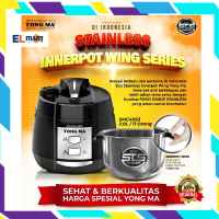 YONGMA Magic Com Rice Cooker 2L Stainless SMC4053 - SMC 4053 2 Liter