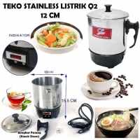 ELMART Q2 Teko Mug Pemanas Listrik Elektrik 12cm 8012