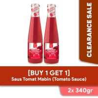 CLEARANCE - BUY 1 GET 1 Saus Tomat Mabin 340gr
