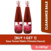 CLEARANCE - BUY 1 GET 1 Saus Tomat Mabin 680gr