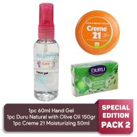 Special Edition Pack 2: C21 Mois 50ml, Handgel, Natural Olive