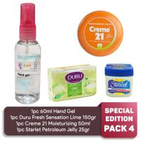 Special Edition Pack 4: C21 Moist, Duru Lime, Handgel, Starlet