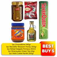 Best Buy Pack 5: Silverqueen, Ovomaltine, RS, Helis, Nectaflor
