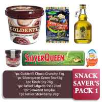 Snack Saver Pack 1: Silverqueen, Goldenfil, Kinderjoy, RS, Seaweed, Helios
