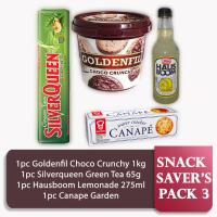 Snack Saver Pack 3: Silverqueen, Goldenfil, Hausboom, Canape