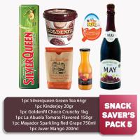Snack Saver Pack 5: Silverqueen, Goldenfil, Kinderjoy, Mayador, La Abuela, Juver