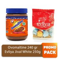 PROMO - Ovomaltine 240 gr & Evliya 250 gr - Jival White 250