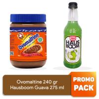 PROMO - Ovomaltine 240 gr & Hausboom Sparkling Beverage Guava 275 ml