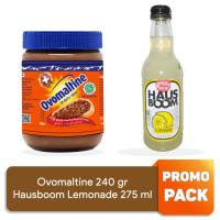PROMO - Ovomaltine 240 gr & Hausboom Sparkling Beverage Lemonade 275 ml