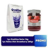 PROMO - Ovaltine Swiss 1kg, Helios Diet Strawberry 280gr
