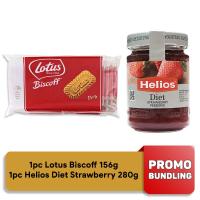 PROMO - Lotus Biscoff dan Helios Diet Strawberry 280g