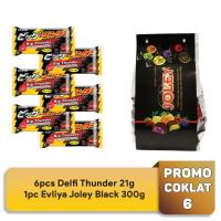 Promo Coklat 6 - Delfi Thunder 6pc, Joley