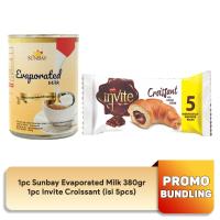 Susu Evaporated Sunbay dan Coklat Simsek Croissant 5pc