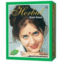 Cat Rambut Herbul Black Henna Hair Dyes