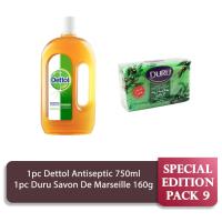 Special Edition Pack 9: Dettol 750ml and Duru Marseille
