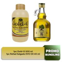Jelly Gamat Gold G Sea Cucumber 500ml dan Minyak Zaitun RS 40ml