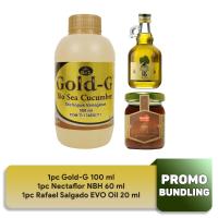 Jelly Gamat Gold G Sea Cucumber 100ml RS 20ml dan Madu nectaflor 60gr