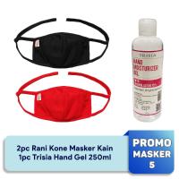 Promo Masker 5: Masker Kain, Trisia Hand gel 250g