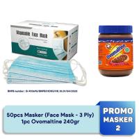 Promo Masker 2: Masker 3ply, Ovomaltine 240gr