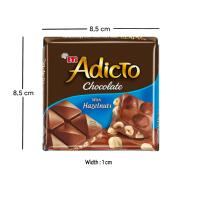 Cokelat ETI Adicto Chocolate with Hazelnut 60 gr