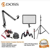 Paket Konten Creator Starter Kit / Godox LED 260C / Rode Video Micro