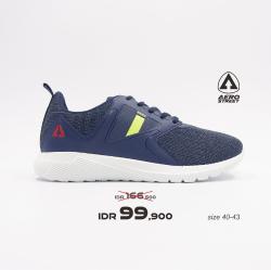 Aerostreet uk 43 Enzo Navy - Sepatu Sneakers Casual Sport Sekolah Pria Wanita Aero Street