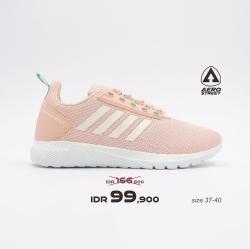 Aerostreet uk 37 Questar Peach Tosca - Sepatu Sneakers Casual Sport Sekolah Pria Wanita Aero Street
