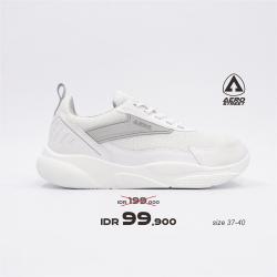 Aerostreet 37 Lemon Putih - Sepatu Sneakers Casual Sport Sekolah Pria Wanita Aero Street