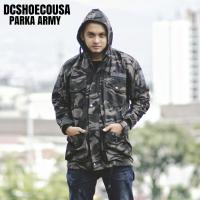 Mars Fashion - Jaket Parka Pria Loreng Army Bordir