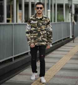 Mars Fashion - Jaket Parka Pria Loreng Camo Ukuran XL
