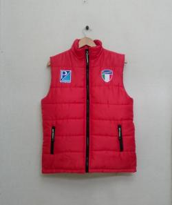 Mars Fashion - Jaket Rompi Vest Pria Vespa Piagio Merah Ukuran M