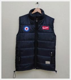 Mars Fashion - Jaket Rompi Vest Pria Vespa Sprint Hitam Ukuran XXL