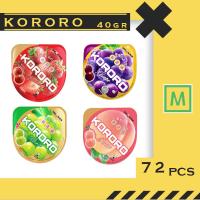 UHA Kororo Jelly Candy /Grape/Strawberry/Peach/Muscat 40 gr 1 x 72 Pcs