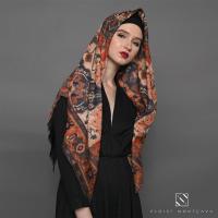 Noorma scarf - kerudung segi empat voal ultrafine - terracota