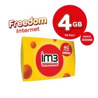 KARTU PERDANA FREEDOM INTERNET 4GB / 30 Hari + BONUS 300MB