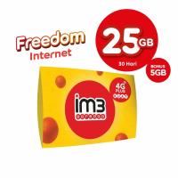 KARTU PERDANA FREEDOM INTERNET 25GB / 30 Hari + BONUS 5GB