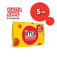 KARTU PERDANA KUOTA APPS DI RUMAH AJA 5GB / 3 HARI