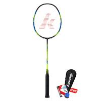 Kawasaki Raket Badminton Explore 1915 Flu Yellow - GRATIS Senar + Tas + Grip