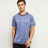 NIMO Kaos Olahraga T-Shirt Active Series Blue Melange size S, M, L