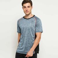 NIMO Kaos Olahraga T-Shirt Active Series Lake Blue Melange size S, M, L