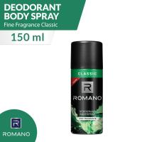 Romano Deodorant Body Spray Fine Fragrance Classic 150 Ml