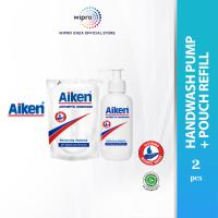 Aiken Antiseptic Handwash Pump + Pouch Refill