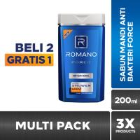 Romano Body Wash Force bottle 200ml Buy 2 get 1