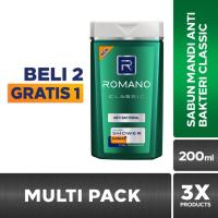 Romano bodywash Classic bottle 200ml Buy 2get 1
