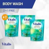 Vitalis Body Wash Fresh Dazzle Pouch 450 ML- Buy 2 get 1