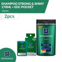 Romano Shampoo Strong & Shiny Classic 170Ml + EDC Pocket Classic