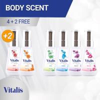 Buy 4 get 2 Free Vitalis Body Scent 60 ml